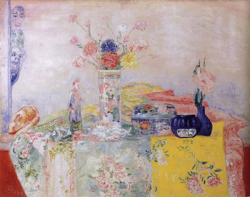 James Ensor Still life with Chinoiseries France oil painting art